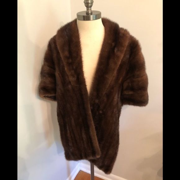 Manor Furs Jackets & Blazers - Vintage Mink Stole/Shaw Manor Furs Chicago